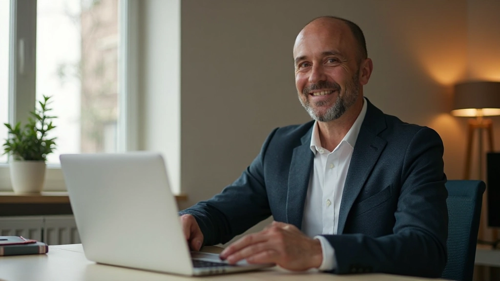 Professionele expert die raad geeft over financiële planning en inkomensgroei in consultatiesetting